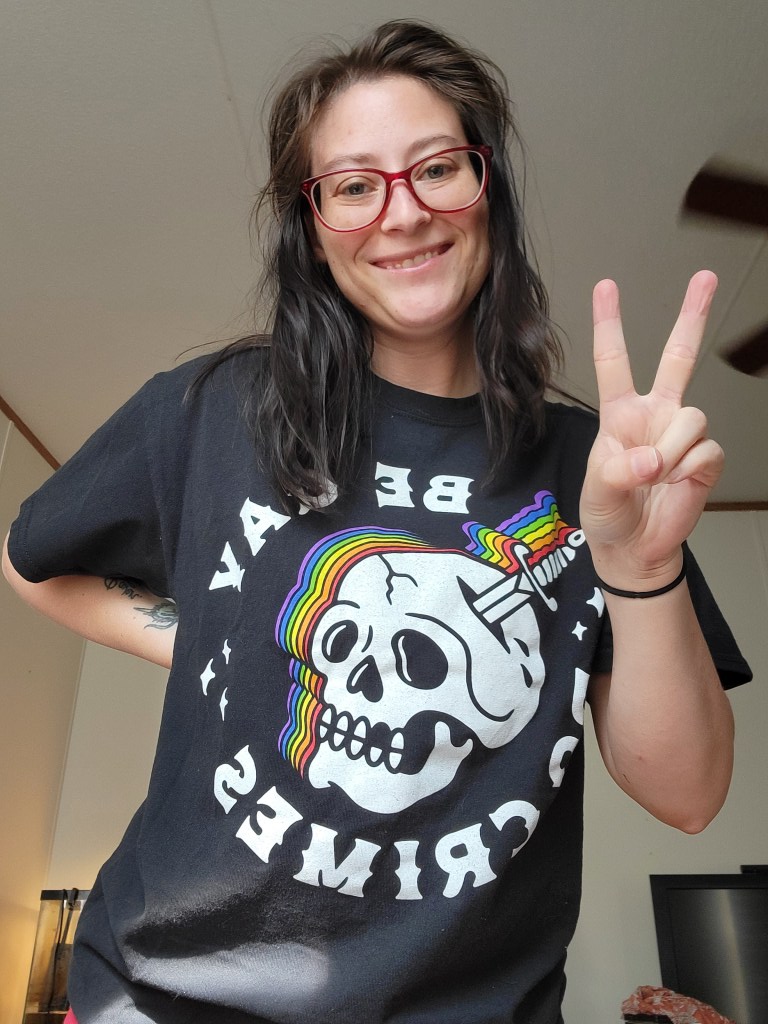 Be Gay Do Crimes shirt from Spencer's